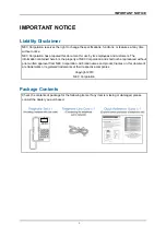 Предварительный просмотр 2 страницы NEC AT-50P User Manual