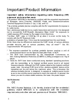Предварительный просмотр 3 страницы NEC Aterm MR03LN Instruction Manual