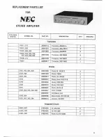 Preview for 11 page of NEC AUA-7300E Service Manual
