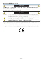 Preview for 4 page of NEC BT421 User Manual