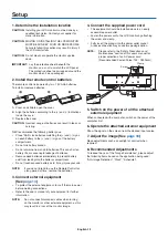 Предварительный просмотр 14 страницы NEC BT421 User Manual