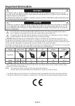 Preview for 4 page of NEC C551Q User Manual