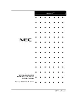 NEC Care Standard/300 Maintenance Manual preview
