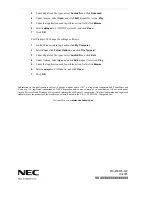 Preview for 10 page of NEC CD-RW AND SOFTDVD SOFTWARE Using Instruction