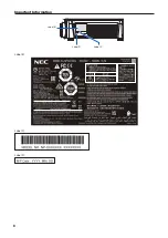 Предварительный просмотр 8 страницы NEC Cinema NP-NC1503L User Manual