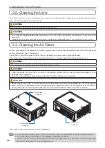 Предварительный просмотр 52 страницы NEC Cinema NP-NC1503L User Manual