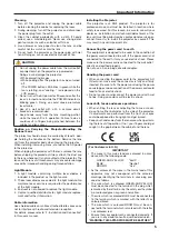 Предварительный просмотр 5 страницы NEC Cinema NP-NC603L User Manual