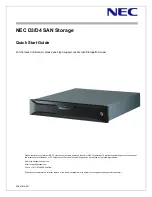 NEC D1-10 Quick Start Manual preview