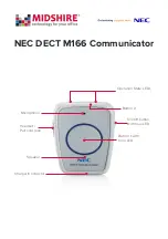 NEC DECT M166 User Manual preview