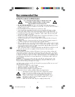 Preview for 10 page of NEC DiamondtronUWG RDF225WG User Manual