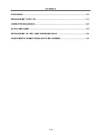 Preview for 4 page of NEC DLP CINEMA NC1600C Service Manual