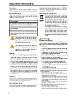 Preview for 8 page of NEC DLP CINEMA NC1600C Service Manual