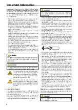 Preview for 2 page of NEC DLP Cinema NC2043ML User Manual