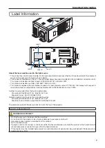 Preview for 7 page of NEC DLP Cinema NC2043ML User Manual