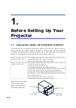 Preview for 11 page of NEC DLP CINEMA NC2500S Installation Manual