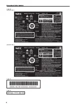 Предварительный просмотр 8 страницы NEC DLP Cinema NP-NC1402L User Manual