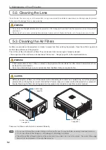 Предварительный просмотр 52 страницы NEC DLP Cinema NP-NC1402L User Manual