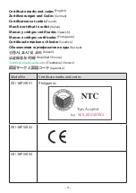 Preview for 4 page of NEC DS1-MP10RX series Important Information Manual