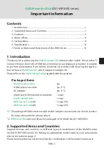 Предварительный просмотр 11 страницы NEC DS1-MP10RX series Important Information Manual
