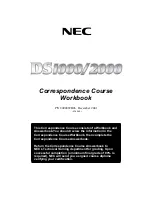 Preview for 1 page of NEC DS1000 Correspondence Course Workbook