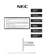 NEC DS1000 Operation Manual preview