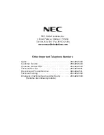 Preview for 61 page of NEC DS1000 Operation Manual