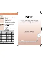 Preview for 6 page of NEC DS1000 Quick Reference Manual