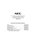 Preview for 73 page of NEC DS1000 Release Notes