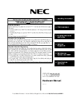 Preview for 1 page of NEC DS2000 IntraMail Hardware Manual