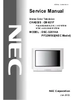 Предварительный просмотр 1 страницы NEC DSC-3261HA Service Manual