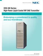 NEC DSV-8- Series Brochure & Specs предпросмотр