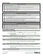 Preview for 2 page of NEC DSX-160 Quick Start Manual