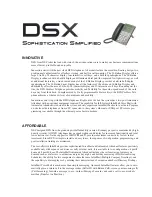 Предварительный просмотр 3 страницы NEC DSX-34 Component Manual