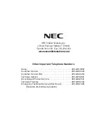 Предварительный просмотр 81 страницы NEC DSX-40 DEMO KIT Hardware Manual