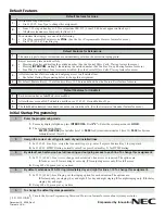 Preview for 2 page of NEC DSX-80 - Quick Start Manual