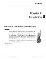 Предварительный просмотр 5 страницы NEC DSX CORDLESS LITE II Manual