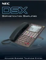 Preview for 1 page of NEC DSX Brochure