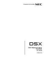 NEC DSX Feature Handbook предпросмотр