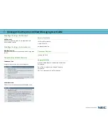 Preview for 12 page of NEC DT710 Quick Reference Manual