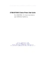 Preview for 3 page of NEC DT900 Series User Manual