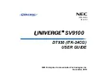 NEC DT930 Series User Manual предпросмотр