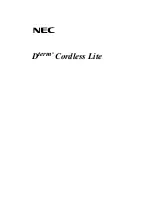 Preview for 56 page of NEC Dterm Cordless Lite Owner'S Manual