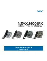 NEC Dterm IP User Manual preview