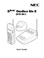 Предварительный просмотр 2 страницы NEC DTH-4R-1 User Manual