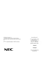 Preview for 17 page of NEC DTH-4R-1 User Manual