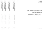 Предварительный просмотр 1 страницы NEC DTU-70 Instruction Manual