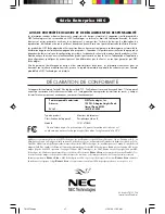 Preview for 37 page of NEC E11PLSFG User Manual