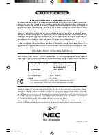 Preview for 55 page of NEC E11PLSFG User Manual