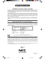 Preview for 56 page of NEC E11PLSFG User Manual