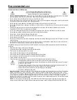 Preview for 5 page of NEC E201W-BK User Manual